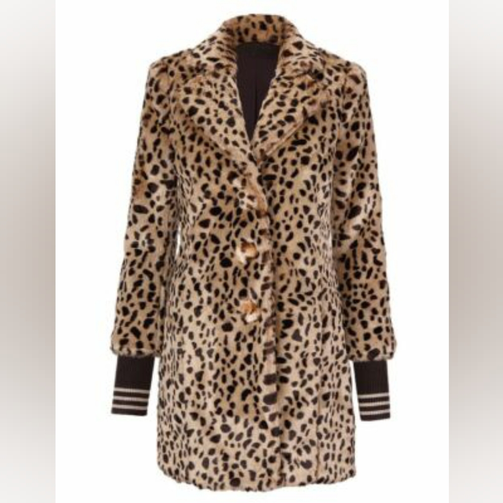 Cabi Leopard Coat